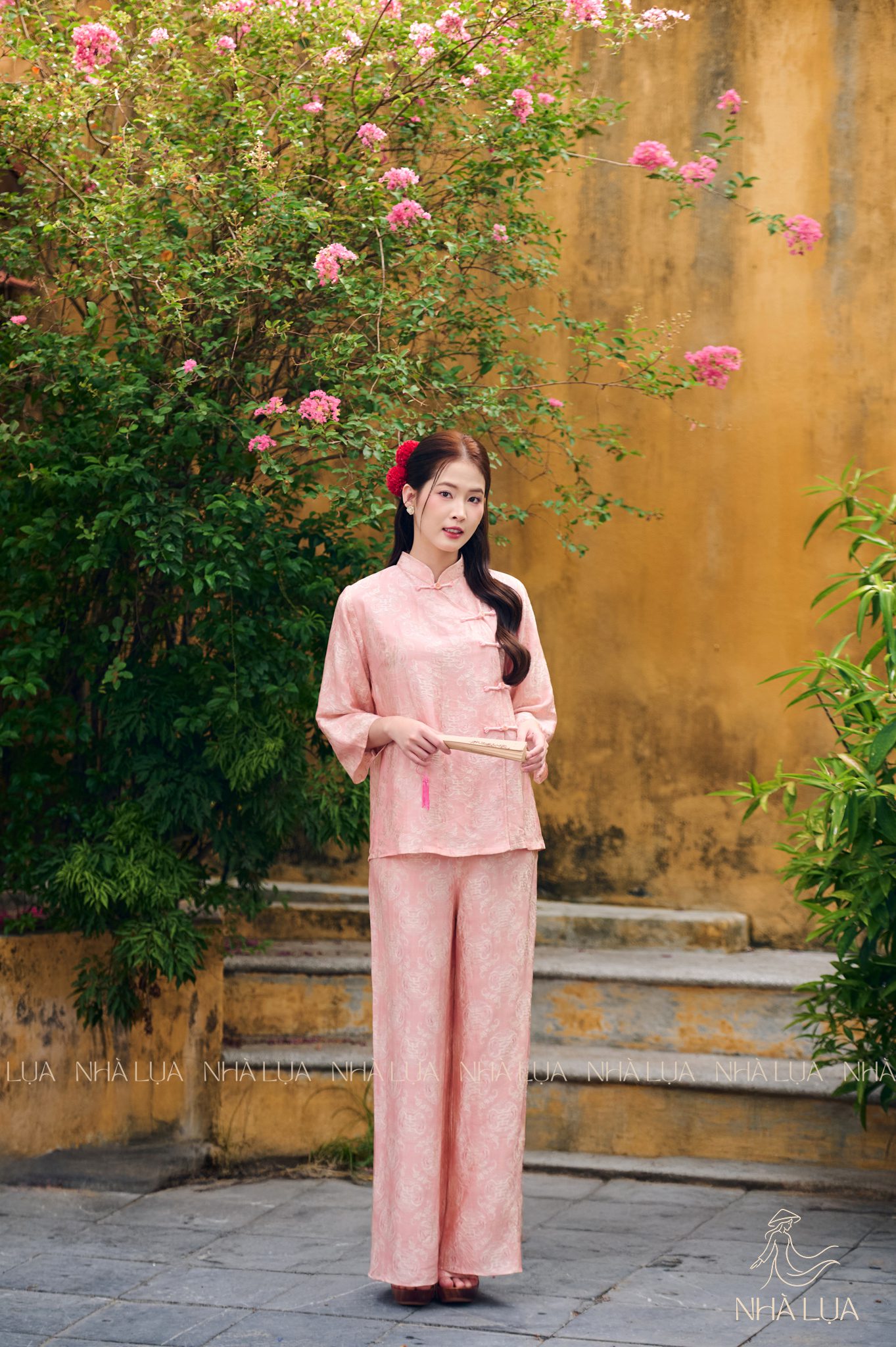 Pháp Phục Diệu Thanh Màu Hồng Nhạt