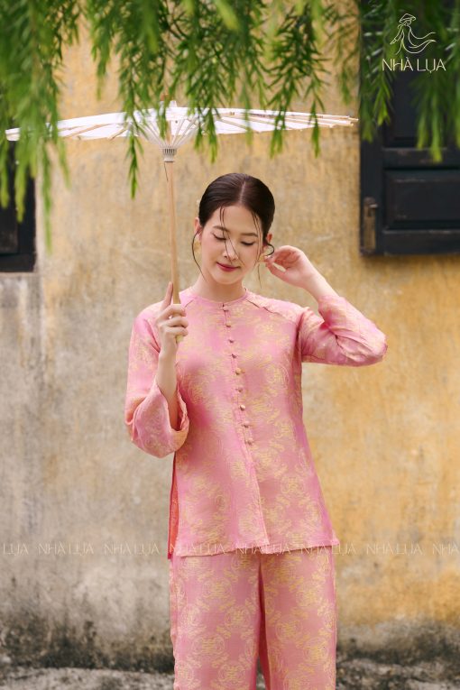 Pháp Phục Diệu Âm Lụa Tơ Tằm Cao Cấp Nhà Lụa - Ảnh 3