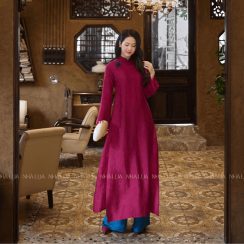 Áo Dài Diên Phúc Lụa Tơ Tằm Nhà Lụa