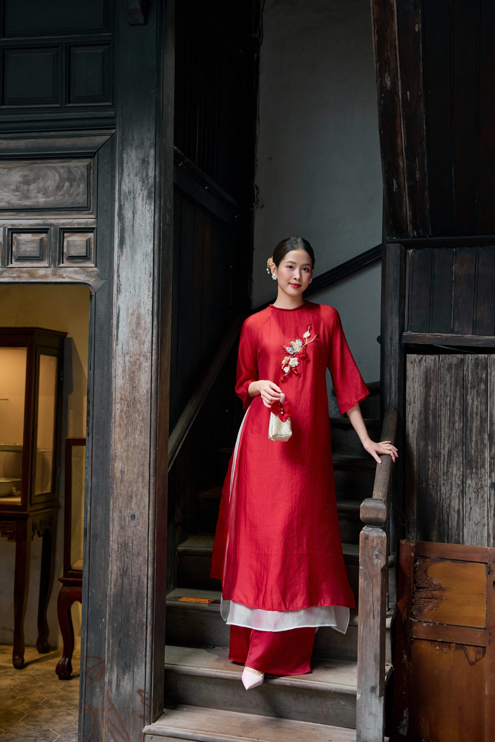 Áo Dài Xuân Nghi Lụa  May Lụa Tơ Tằm