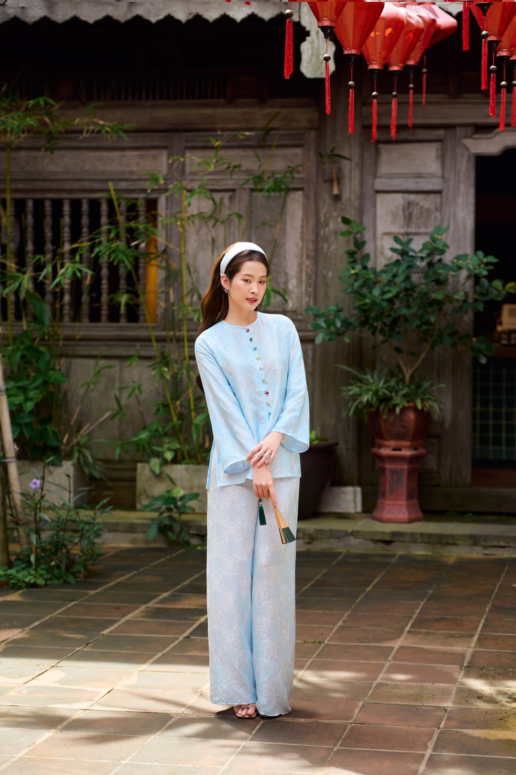 Pháp Phục Thanh Vân Màu Xanh Lam