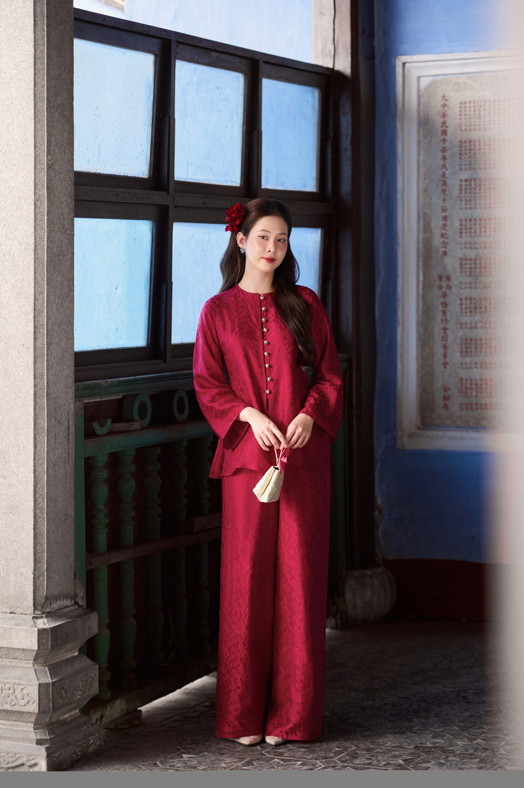 Pháp Phục Đan Giao Màu Đỏ Trầm