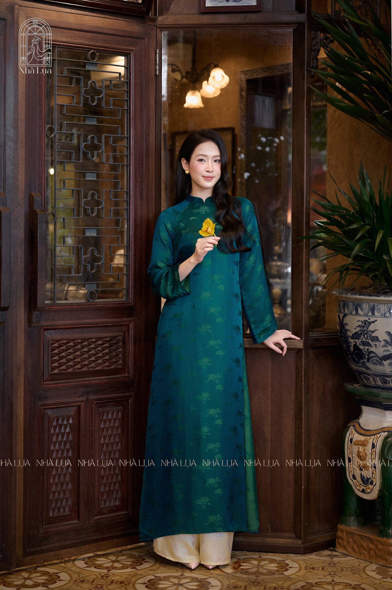 Áo Dài Phương Lam Lụa Tơ Tằm