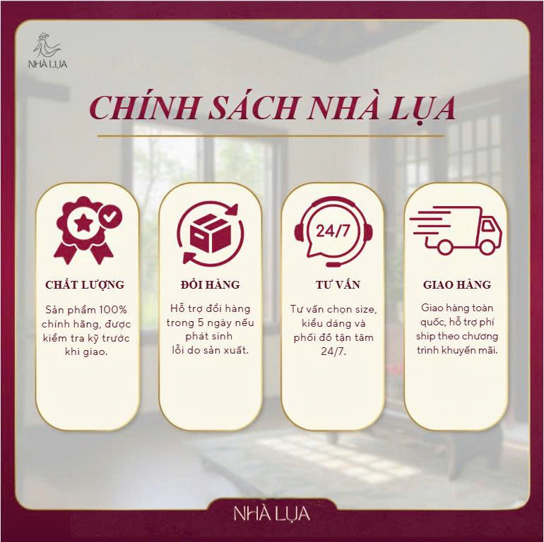 chính sách đổi hàng nhà lụa