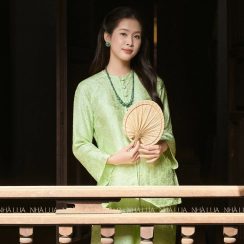 Pháp Phục An Nhã Màu Xanh Lá