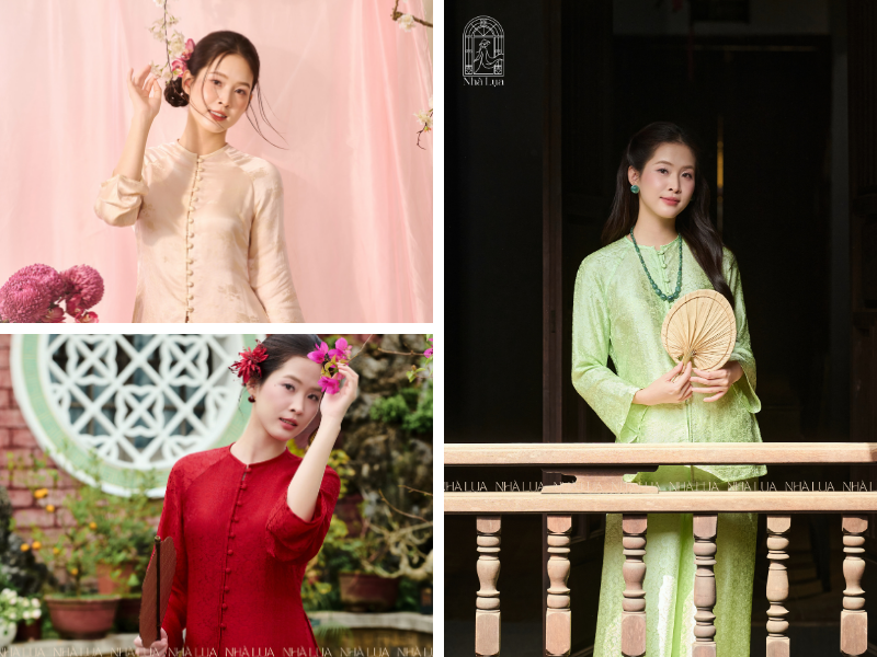 Các mẫu pháp phục thanh tịnh, nhẹ nhàng và trang nghiêm đến từ Nhà Lụa 