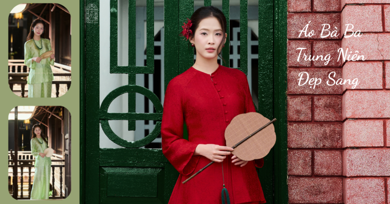 Đồ bà ba cho phụ nữ trung niên mặc thoải mái, tinh tế