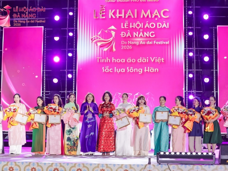 Nhà Lụa Được Vinh Danh Tại Buổi Khai Mạc Lễ Hội Áo Dài Đà Nẵng 2026