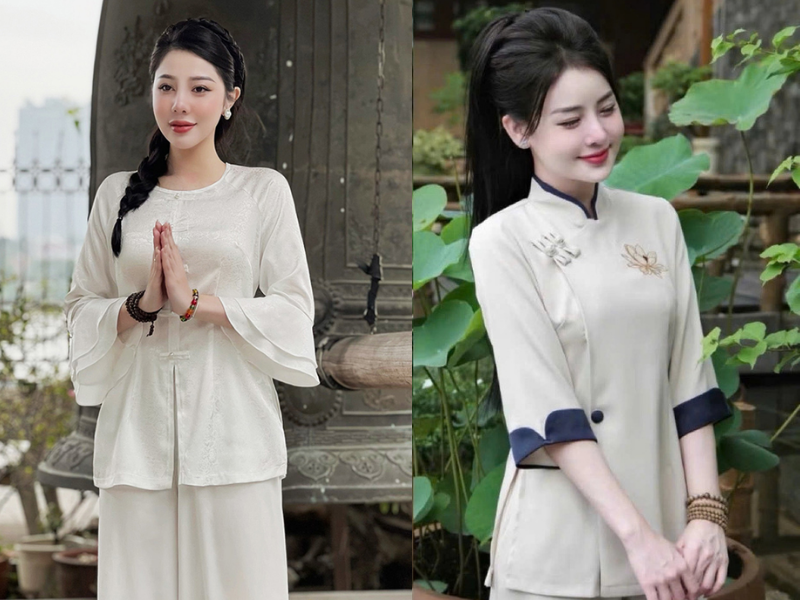 Pháp Phục Nữ Cho Lễ Vu Lan