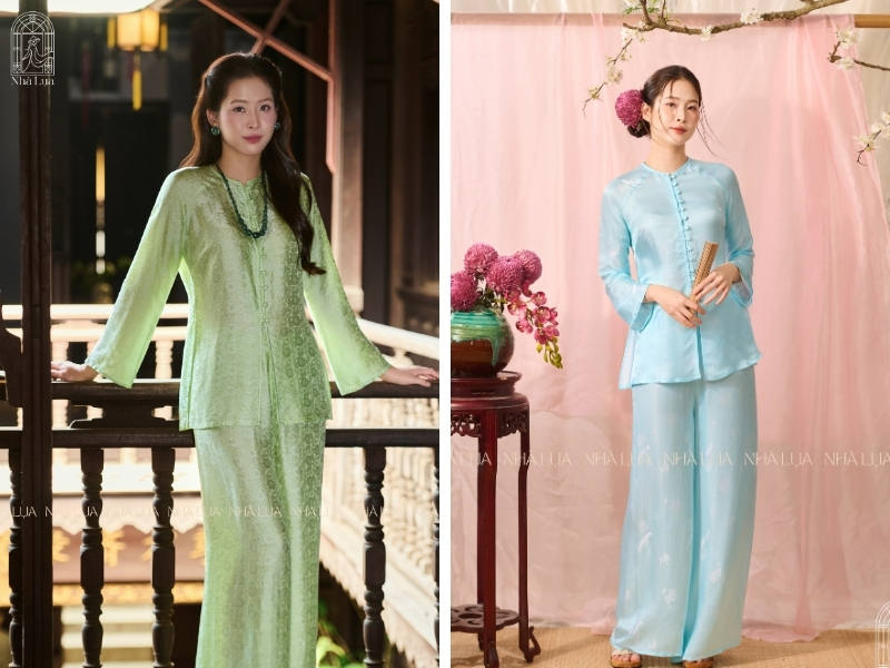 Lụa tơ tằm ngấm thuốc nhuộm tự nhiên tốt, tạo nên những màu sắc óng ả, có độ sâu
