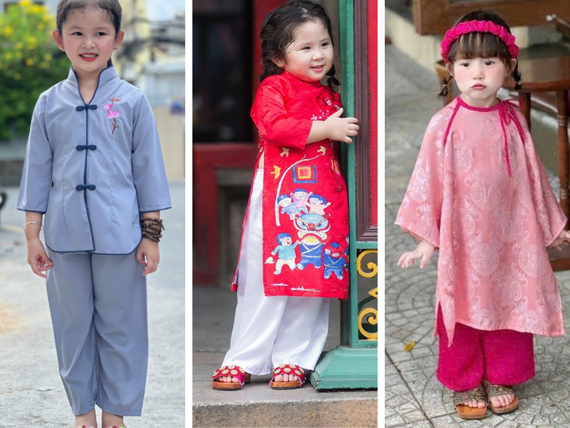 Gợi ý trang phục đi chùa cho bé lịch sự, gọn gàng 