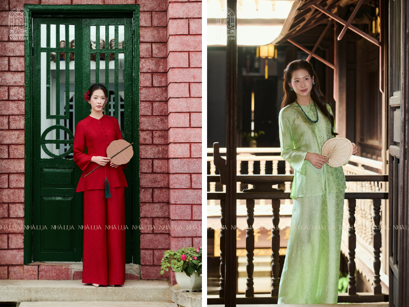 Pháp phục lụa tơ tằm Nhà Lụa thoáng mát, thanh lịch 