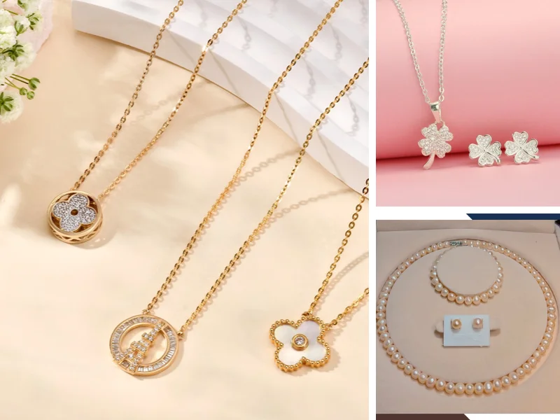 Các loại phụ kiện kim loại phù hợp với lụa