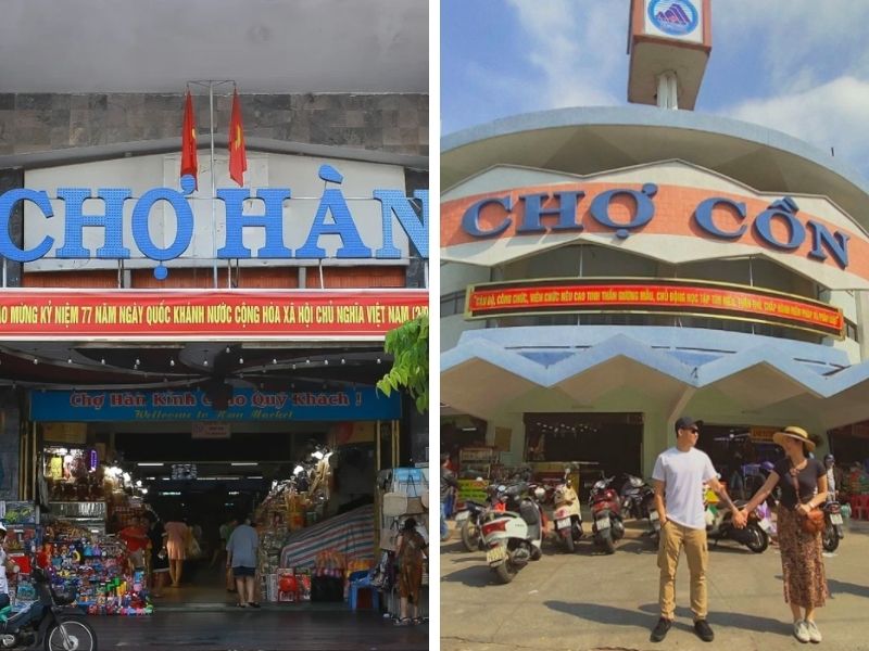 Chợ Hàn và Chợ Cồn một trong những điểm bán váy lụa nổi tiếng tại Đà Nẵng