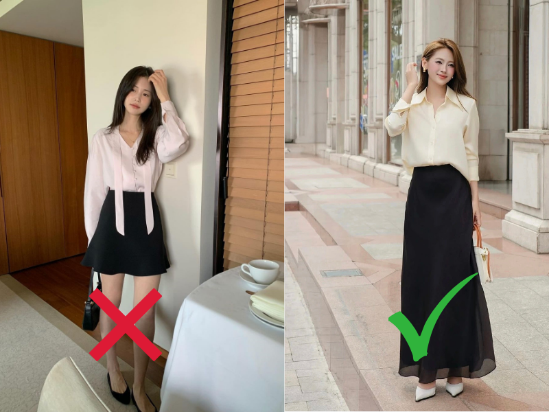 Váy ngắn chưa phù hợp, váy dài mới thật sự trang nhã khi vào chùa 