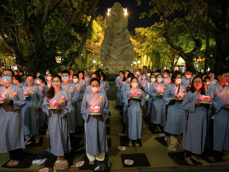 Lễ Vu Lan báo hiếu tại chùa