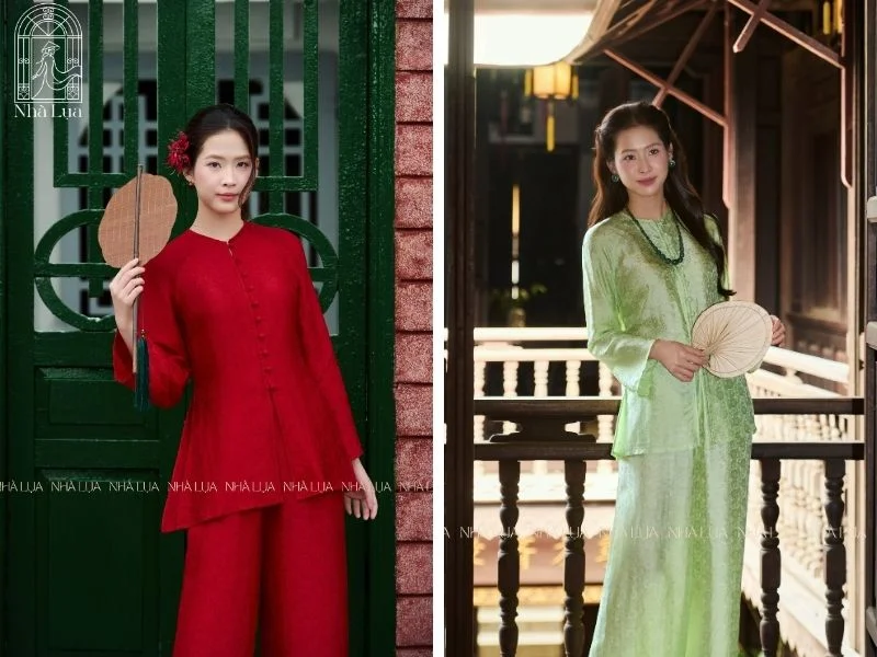 Chất vải tự nhiên nhẹ bẫng cùng dáng suông rộng và sắc màu nhã nhặn mang lại sự thoải mái, trang nghiêm tối đa cho Phật tử trung niên.