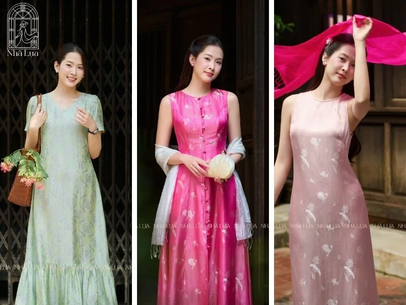 Gợi Ý 1 Số Mẫu Váy Lụa Thích Hợp Làm Quà Tặng