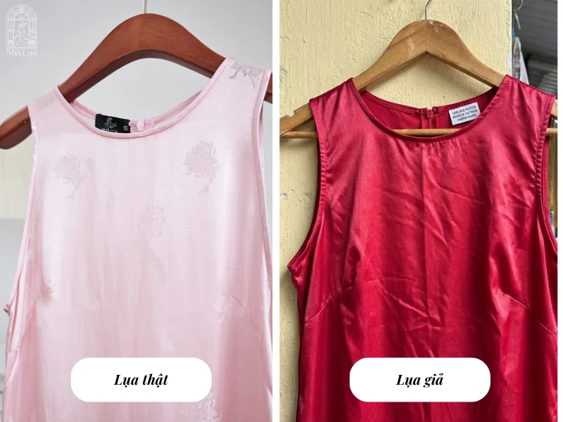 Phân biệt lụa thật và lụa giả