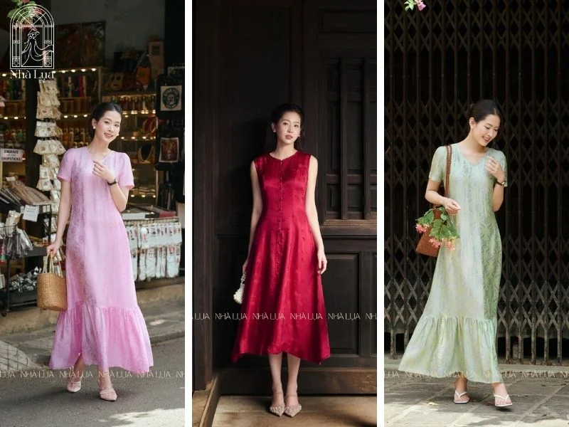 Top 3 mẫu váy lụa hoàn hảo cho thời tiết nắng nóng