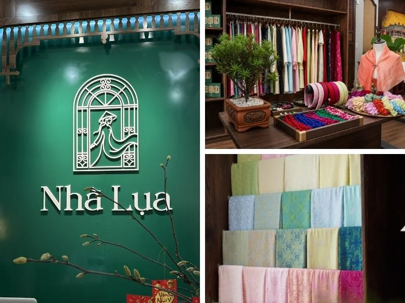 Váy lụa Nhà Lụa khẳng định đẳng cấp nhờ chất vải dày dặn kín đáo, kỹ thuật may chống rạn chỉ và lớp lót lụa êm ái trọn vẹn