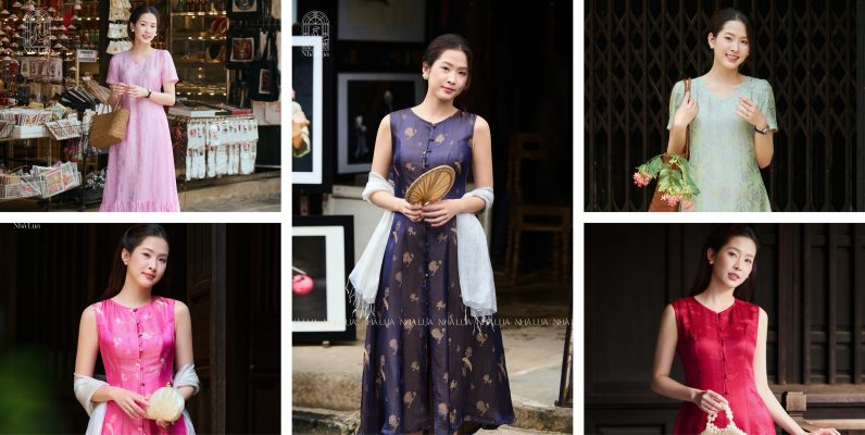 Váy Lụa Du Lịch Nhẹ Như Gió, Không Nhăn Cả Chuyến Đi