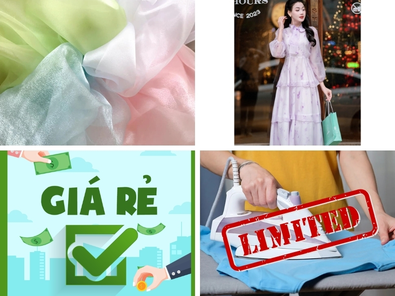 Một vài ưu điểm của vải voan