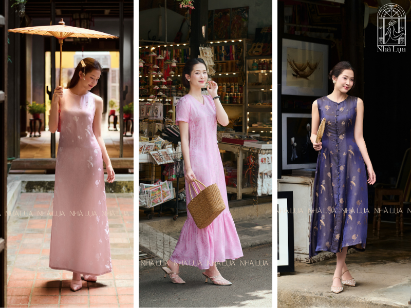 Sở hữu một chiếc váy lụa tơ tằm tại Nhà Lụa là sự đầu tư hoàn toàn xứng đáng, mang lại sự tự tin và nét kiêu sa trong từng chuyển động.