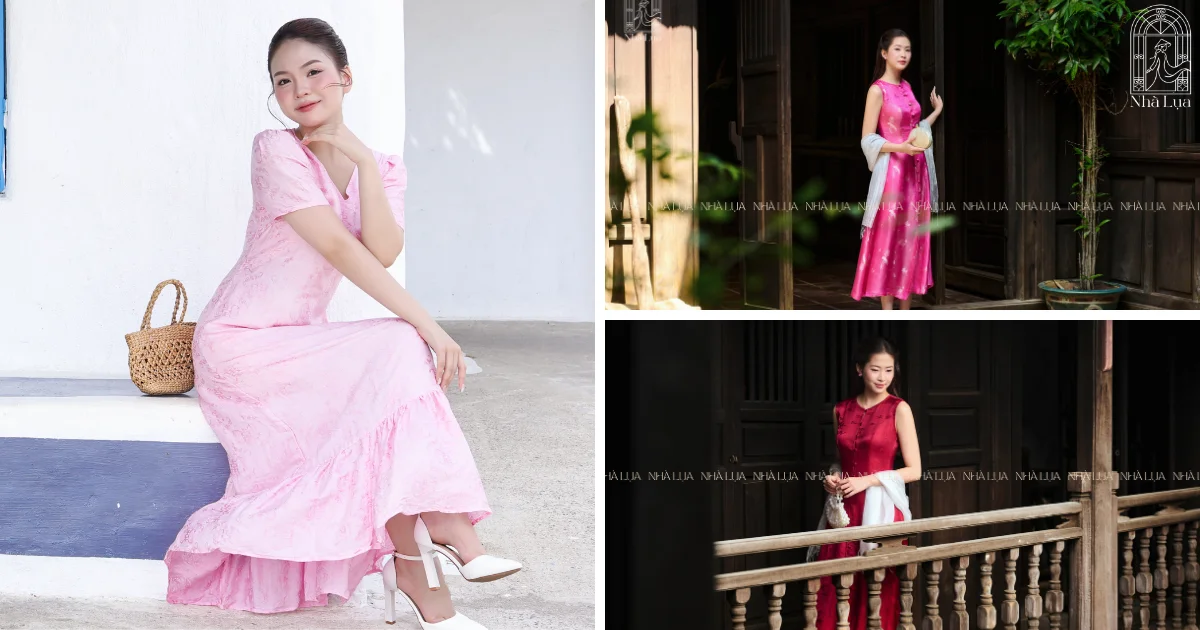 Bí quyết chọn váy che khuyết điểm bụng to _ Người bụng to mặc lụa sao cho đẹp