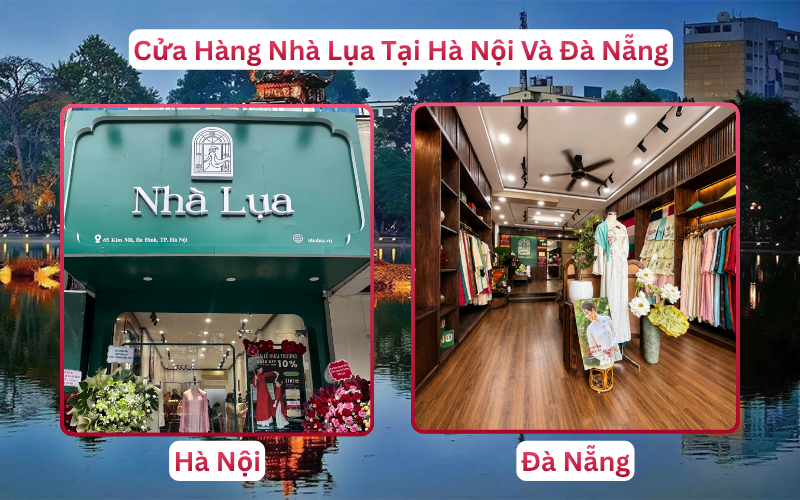 Địa điểm cửa hàng Nhà Lụa nơi có thể tìm thấy mẫu váy lụa cho câu hỏi đi Hà Nội mặc gì