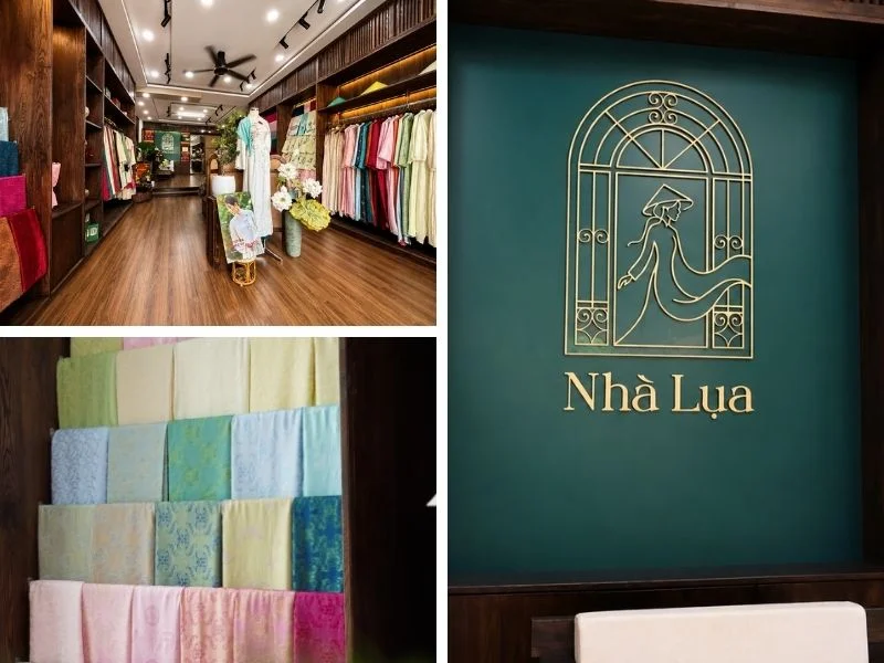 Trải nghiệm lụa thật tại Nhà Lụa sẽ giúp bạn dễ dàng chọn phom dáng tôn chiều cao, màu sắc phù hợp và hoàn thiện vẻ ngoài th