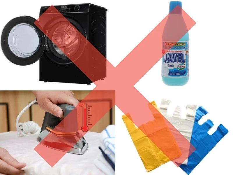 Để áo dài lụa luôn bền đẹp, cần tránh giặt máy, không dùng hóa chất mạnh, ủi ở nhiệt độ thấp và luôn cất vào túi vải thoáng k
