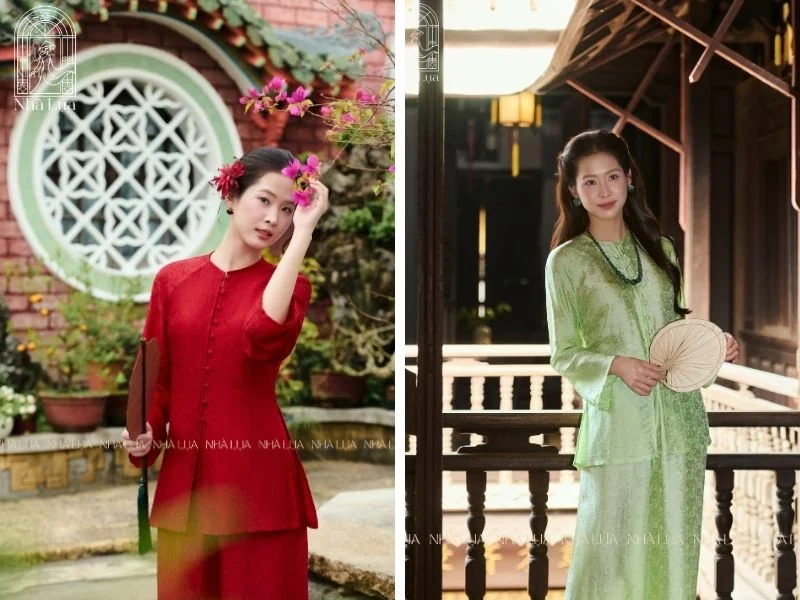 Pháp phục An Nhã mặc nhà mang nét kín đáo, tiện dụng, thoải mái và nhã nhặn