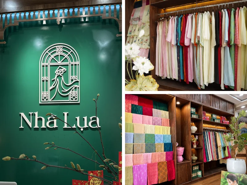 Nhà Lụa là địa chỉ mua đồ lam uy tín, nổi bật với chất liệu lụa tự nhiên, thiết kế trang nhã và phù hợp khi đi chùa.