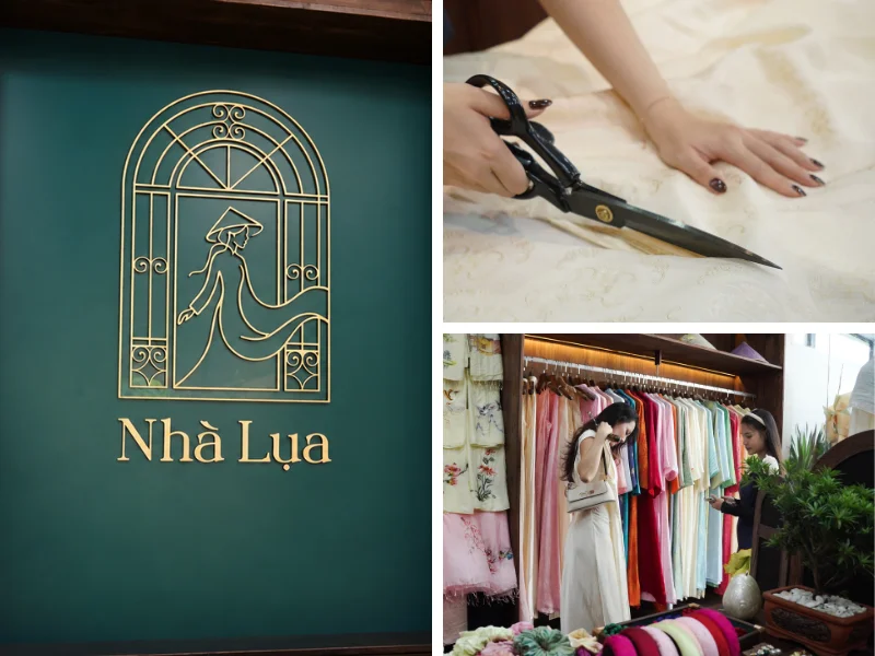 Nhà Lụa nhận đặt may riêng theo số đo, tư vấn tận tình để bạn tìm được chiếc váy vừa vặn, che khuyết điểm tinh tế và tôn dáng