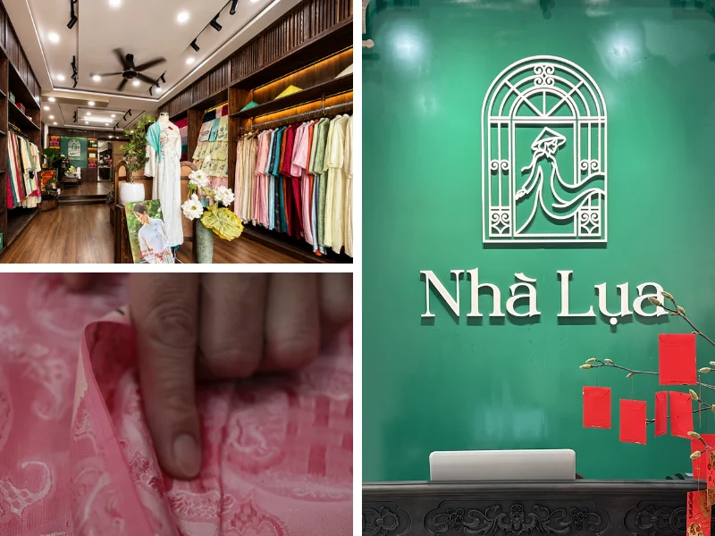 Dịch vụ từ Nhà Lụa mang đến váy lụa tơ tằm chất lượng, đường may chắc chắn và phom dáng được tinh chỉnh vừa vặn theo từng ngư