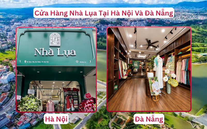 Địa điểm cửa hàng Nhà Lụa nơi có thể tìm thấy mẫu váy lụa cho câu hỏi đi Đà Lạt mặc gì