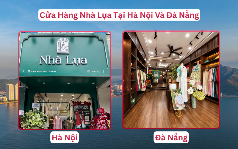 Địa điểm cửa hàng Nhà Lụa nơi có thể tìm thấy mẫu váy lụa cho câu hỏi đi Nha Trang mặc gì