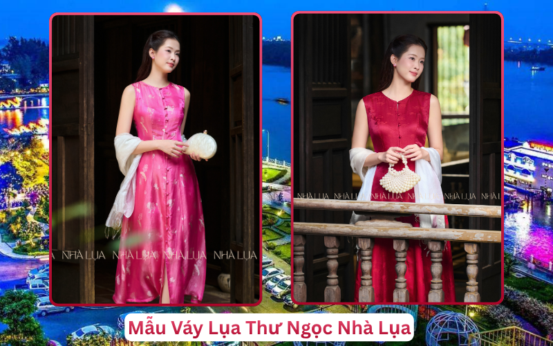 Mẫu Váy Lụa Thư Ngọc Nhà Lụa Cần Thơ