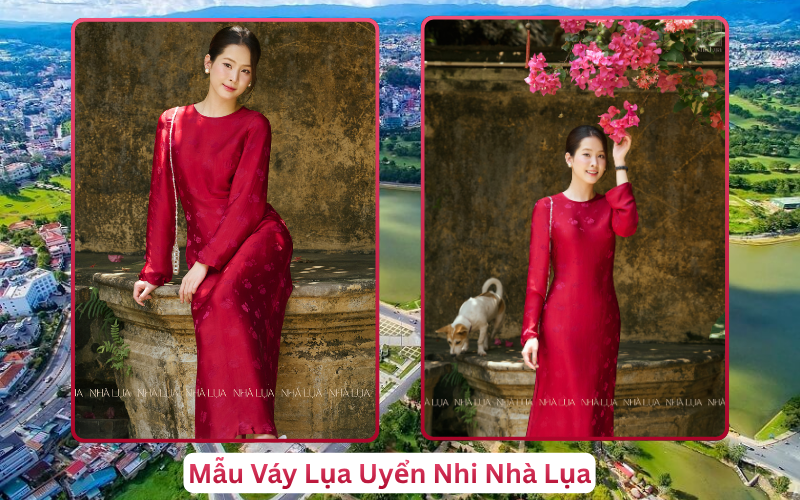 Mẫu Váy Lụa Uyển Nhi Nhà Lụa