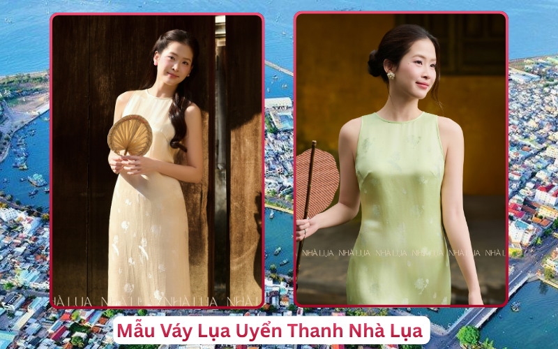 Mẫu Váy Lụa Uyển Thanh Nhà Lụa Vũng Tàu