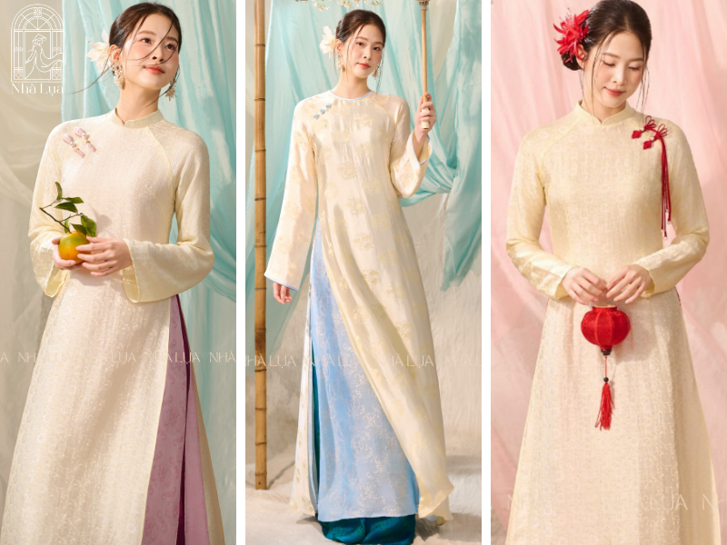 Nhà Lụa có áo dài lụa tơ tằm Nha Xá cao cấp, không chỉ là trang phục mà còn là tác phẩm nghệ thuật mang giá trị di sản. Giá minh bạch, tương xứng chất lượng và tâm huyết thủ công.