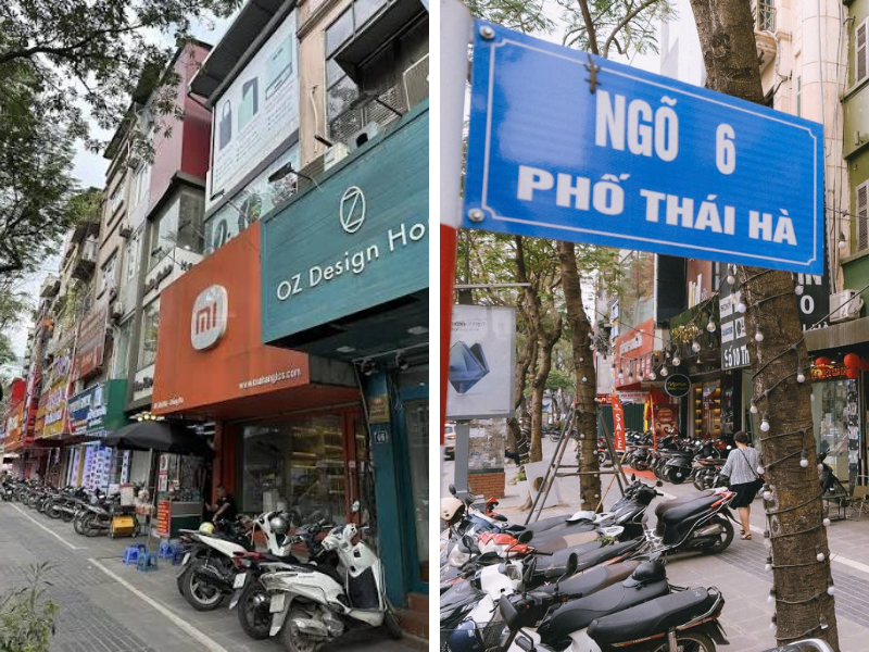 Các tiệm áo dài trên phố Cầu Giấy, Thái Hà có thể có lụa thật, nhưng chất lượng không đồng đều; cần kiểm tra kỹ trước khi mua, đặc biệt với các tên gọi như lụa ngọc trai hay lụa Pháp