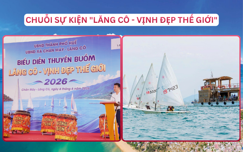 Event banner and speaker presentation