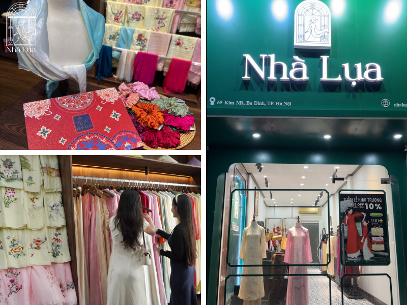 Nhà Lụa cam kết sử dụng lụa tơ tằm dệt thủ công nguyên bản cùng phương pháp nhuộm truyền thống, an toàn tuyệt đối cho làn da và sức khỏe quý cô