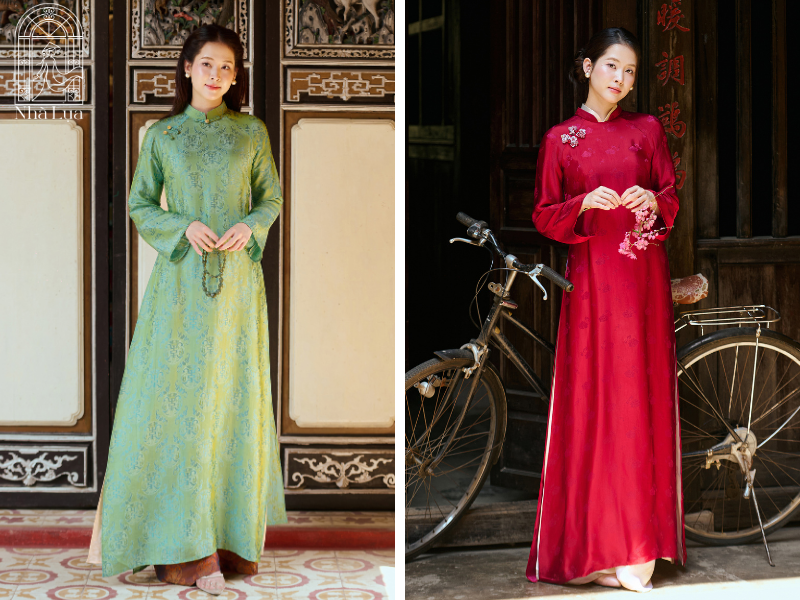 Áo suông hợp phụ kiện mộc mạc, 4 tà hợp khăn lụa và nón lá, áo ôm cần trang sức áo dài tinh xảo như đá lấp lánh, khuyên tai giọt lệ. Biết phom, chọn đúng phụ kiện