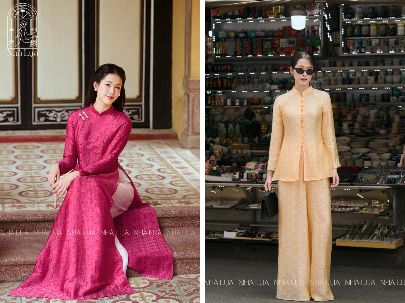 Diện trang phục hoài cổ, nàng chỉ cần một dáng ngồi e ấp, mỉm cười thanh tao. Khi dạo phố, dáng đứng tự nhiên phối cùng kính râm sẽ tôn trọn nét sành điệu