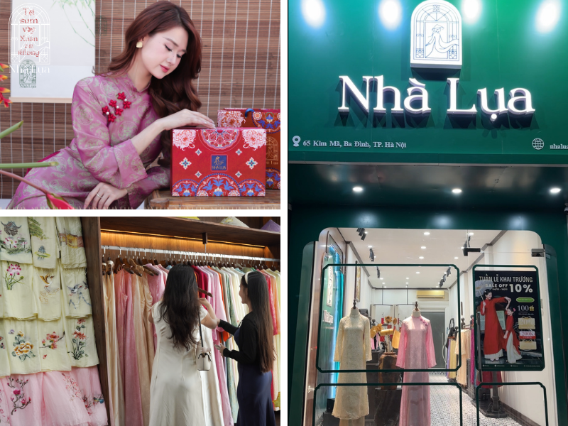 Nhà Lụa cam kết mang đến trang phục 100% lụa tơ tằm nguyên bản dệt thủ công, nhuộm truyền thống an toàn, bảo vệ làn da và tôn vẻ đài các của phụ nữ Việt.