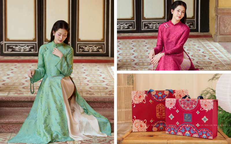 Áo dài lụa tơ tằm Nhà Lụa phù hợp với phụ nữ ở nhiều vai trò khác nhau, từ đi làm, dự tiệc, đến ngày cưới hay tặng quà người thân dịp lễ, đều tìm được thiết kế vừa tôn dáng vừa thanh lịch