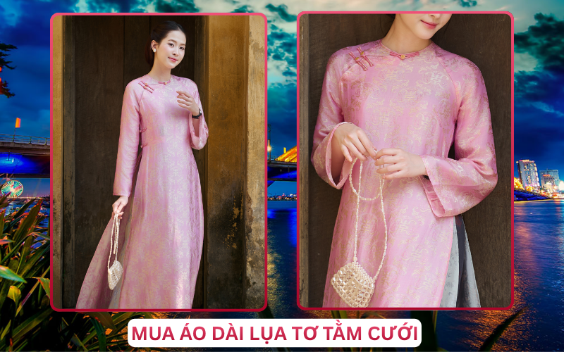 Mua Áo Dài Lụa Tơ Tằm Cưới Tại Đà Nẵng